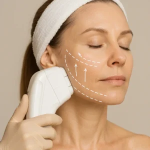 Woman having HI-FU to reduce wrinkles call LA LIPO Marlborough Now!