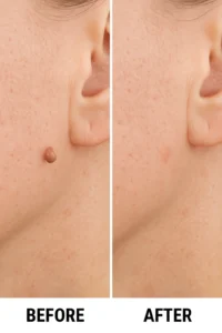 Skin tags removal Marlborough before and after